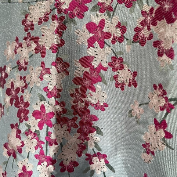 Anthropologie BHLDN Cherry Blossom Blue A Line Agie Dress 6 - Picture 8 of 11